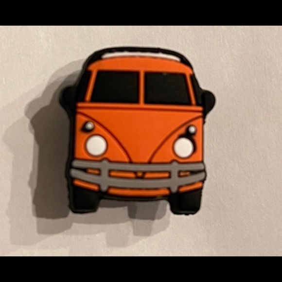 CROCS Shoes Crocs Charm Volkswagen Bus Orange Westfalia Camper Pop
